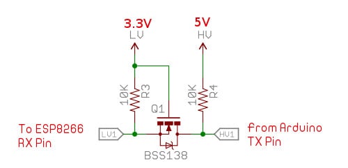 5V至3.3V电平转换器