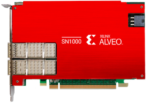 新Xilinx肺泡100gb /s“可组合”SN1000 PCIe卡