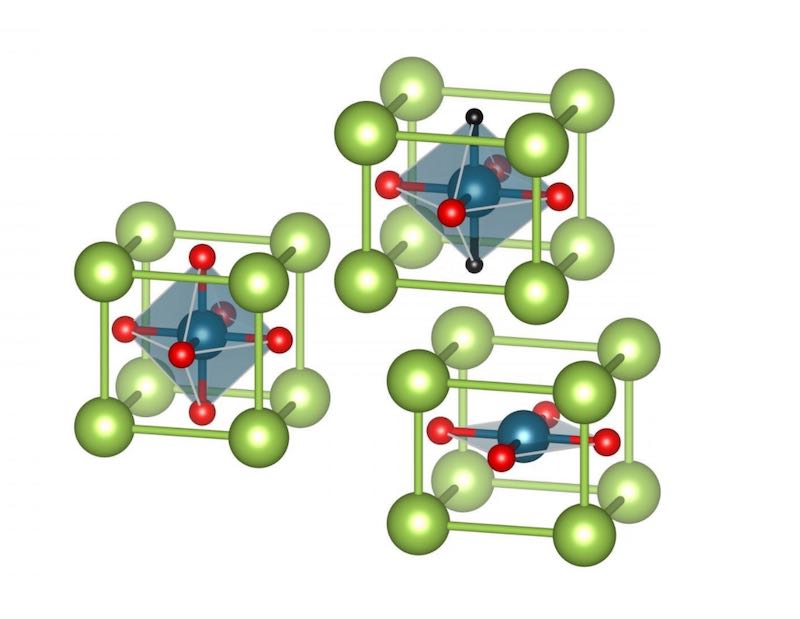 一种显示氢与镍结构结合的图形。